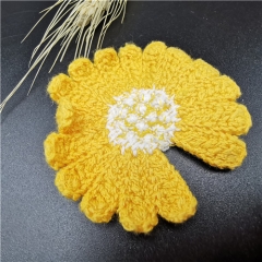 Hot Sale Sunflower Embroidered Kids Patch For Garment