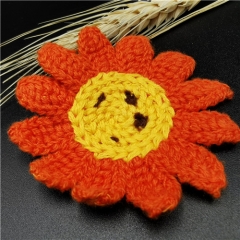 Lovely Sunflower Embroidered Kids Patch trim