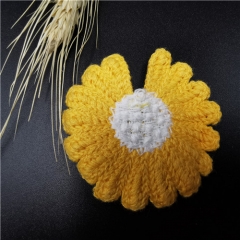 Hot Sale Sunflower Embroidered Kids Patch For Garment