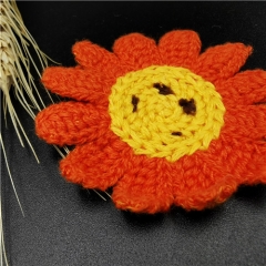 Lovely Sunflower Embroidered Kids Patch trim