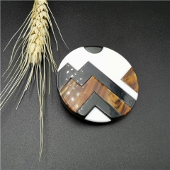 Big round stripe plastic jacket button 2020