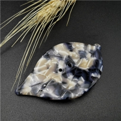 fashion leaf resin button