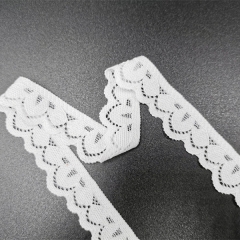 fashion wholesale white elastic lace tape