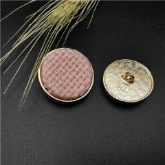 pink round shank decoration button