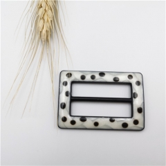 square dots metal belt buckle