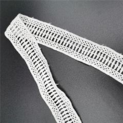 white 2.5cm crochet cotton lace