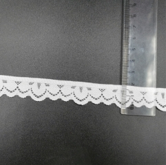 fashion wholesale white elastic lace tape