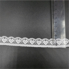 new arrival white elastic lace for garment