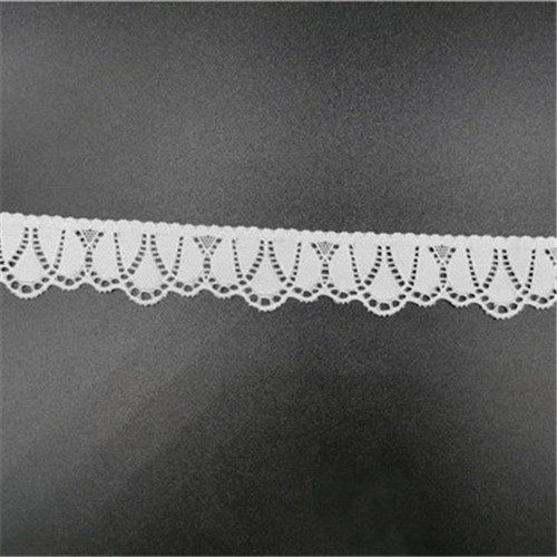 white fancy elastic lace 2020