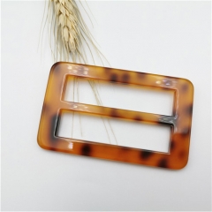 fashion brown resin buckle