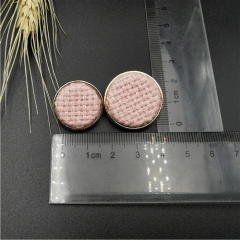 pink round shank decoration button