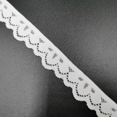 fashion wholesale white elastic lace tape