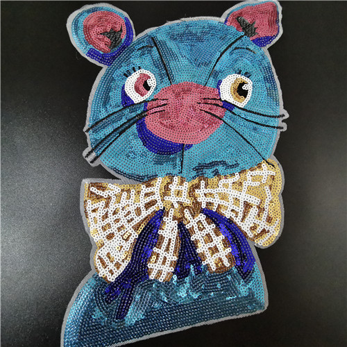 hot sale sequins animal motifs applique design