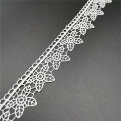 fancy polyester flower lace