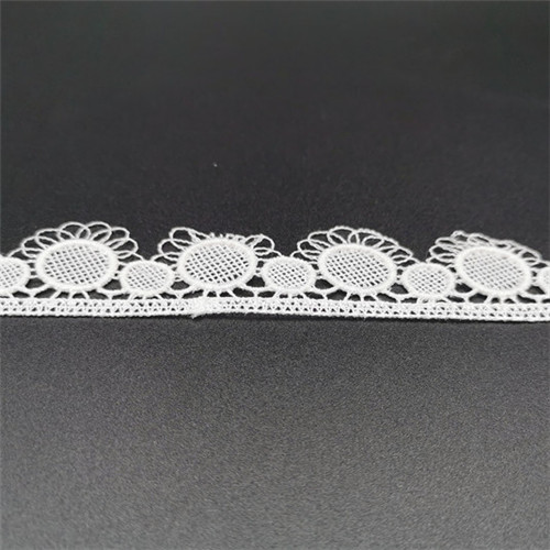 embroidery polyester sunflower lace trim