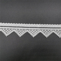 bordered fancy wave lace trim