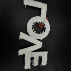 Hot sale“LOVE”letters applique design patch