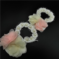 chiffon garland applique patch for garment