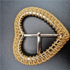 new fashion heart rattan belt buckle