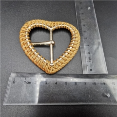 new fashion heart rattan belt buckle