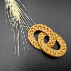 fashion rattan buckle ring trims