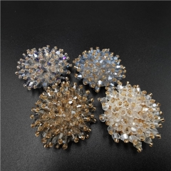 hot sale 3cm shining beaded bow patch