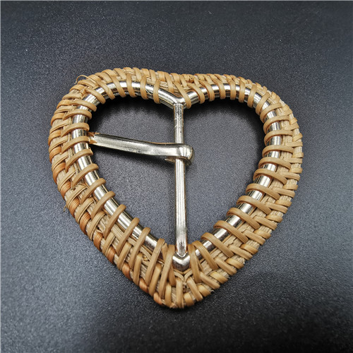 new fashion heart rattan belt buckle