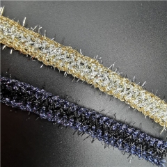 Christmas metallic garment webbing