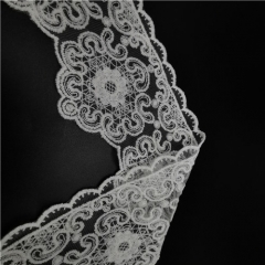 wave flower embroider water soluble lace