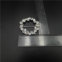 flower shape high quality diamond buckle