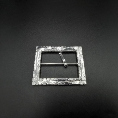 shiny diamond square belt buckle