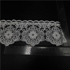 wave flower embroider water soluble lace