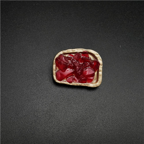 red stone jewelry shank button