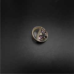 2.5cm round jewelry button