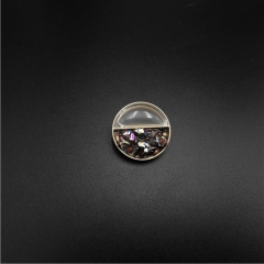 2.5cm round jewelry button