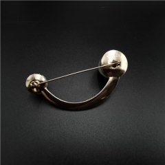 alloy pearl gold brooches