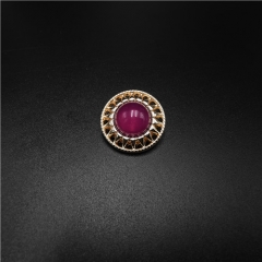 eco friendly red jewelry button