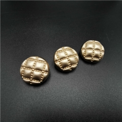 gold alloy shirt button 1.5cm clothes shank button