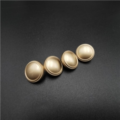 gold alloy stock button and custom clothing buttons