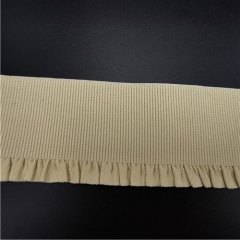 fashion pleated elastic woven tape 2021