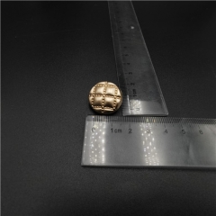 gold alloy shirt button 1.5cm clothes shank button