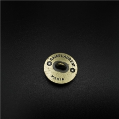 classical dark copper metal button for jeans