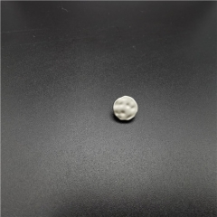 1cm matte silver tops button，silver metal shank buttons