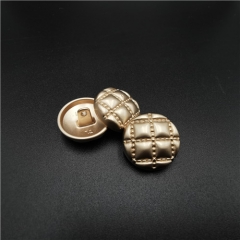 gold alloy shirt button 1.5cm clothes shank button