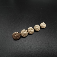 1cm matte gold tops button