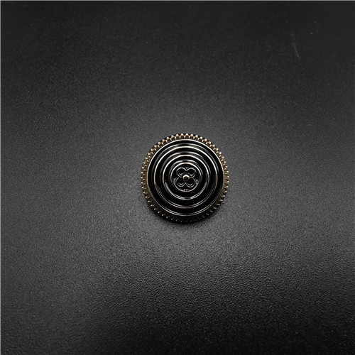 black round metal alloy buttons for clothes