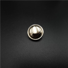 fashion gold round alloy button for jacket