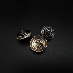 black round metal alloy buttons for clothes