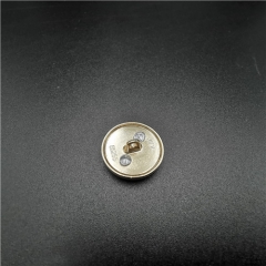 2cm gold round shank button custom made buttons for clothes