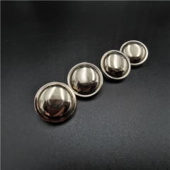 fashion gold round alloy button for jacket